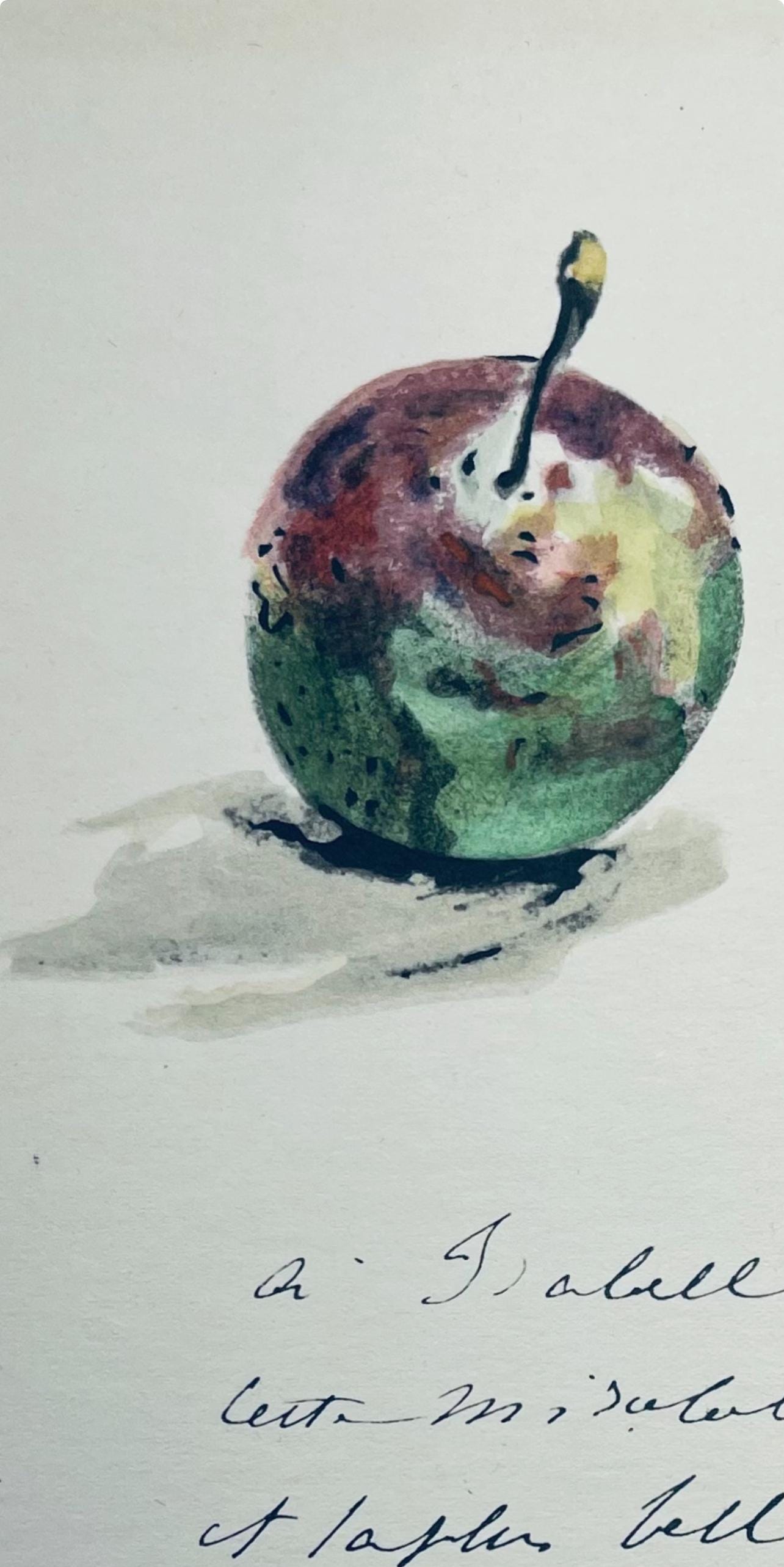 Douard Manet, Composition, Douard Manet, Letters With Aquarelles, Lithograph