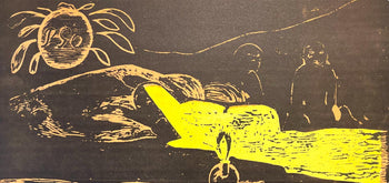 Paul Gauguin, The Long Night (Te Po), Gauguin, Woodcut