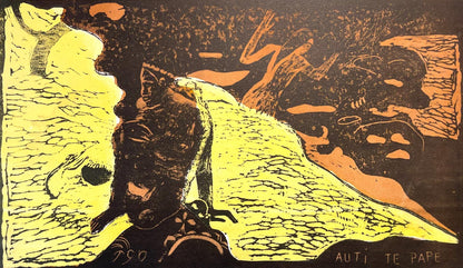 Paul Gauguin, Women At The River (Auti Te Pape), Woodcut