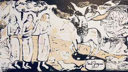 Paul Gauguin, Change Of Residence (Changement De Rsidence), Woodcut