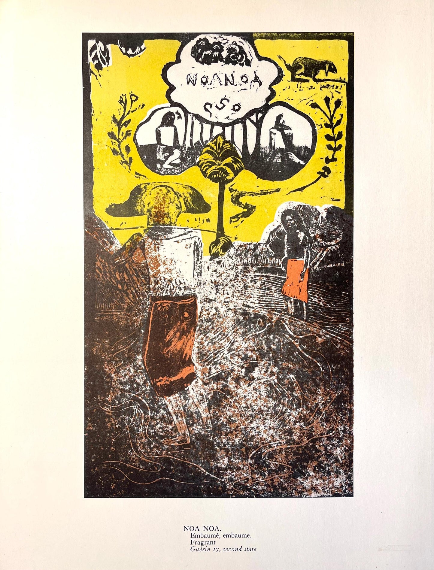Paul Gauguin, Fragrant, Fragrant (Noa Noa), Woodcut