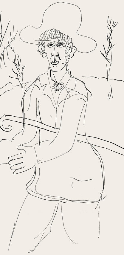Marc Chagall, Composition, Suite Provinciale avec 92 dessins indits de Marc Chagall, Lithograph