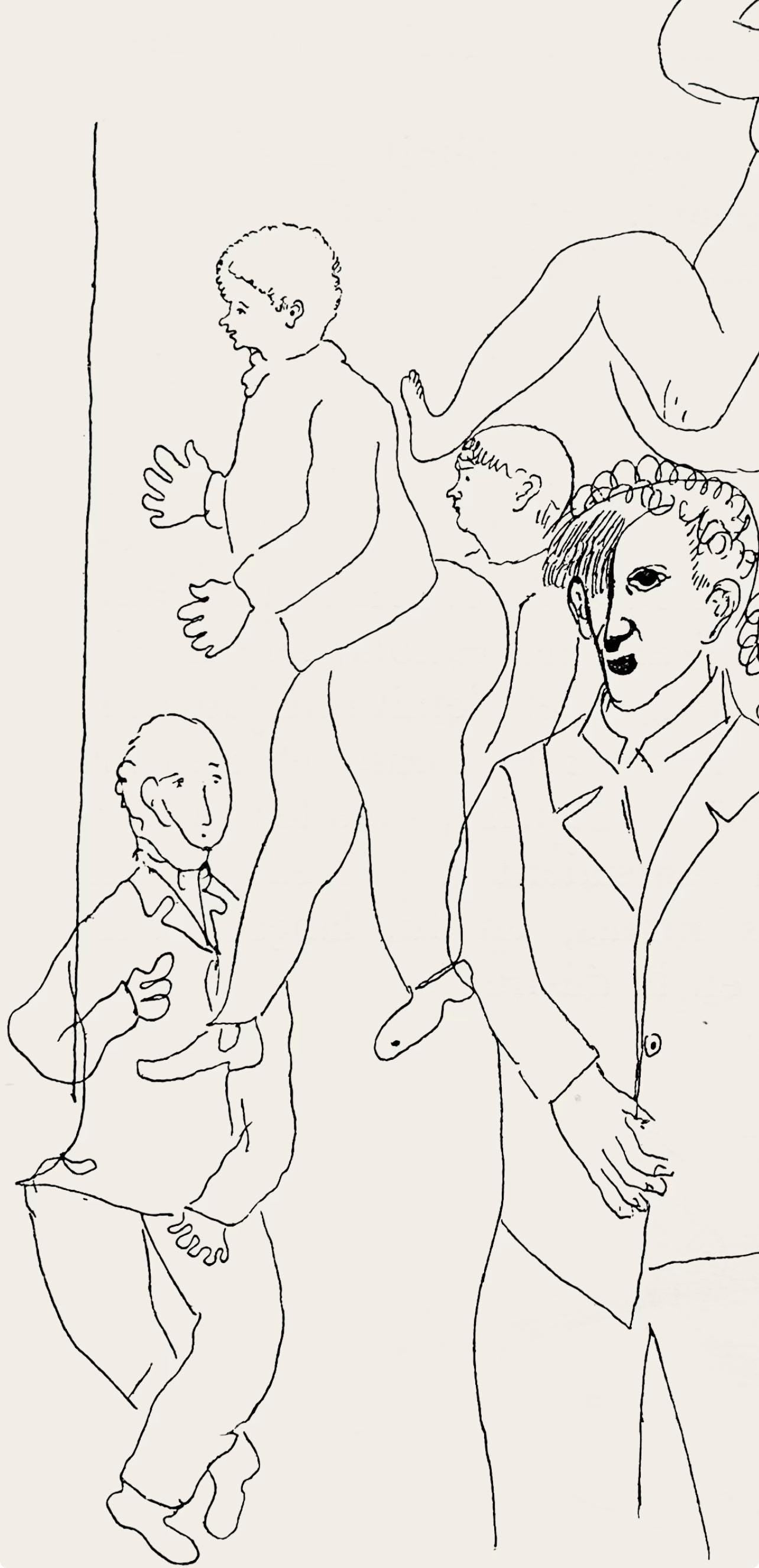 Marc Chagall, Composition, Suite Provinciale Avec 92 Dessins Indits De Marc Chagall, Lithograph