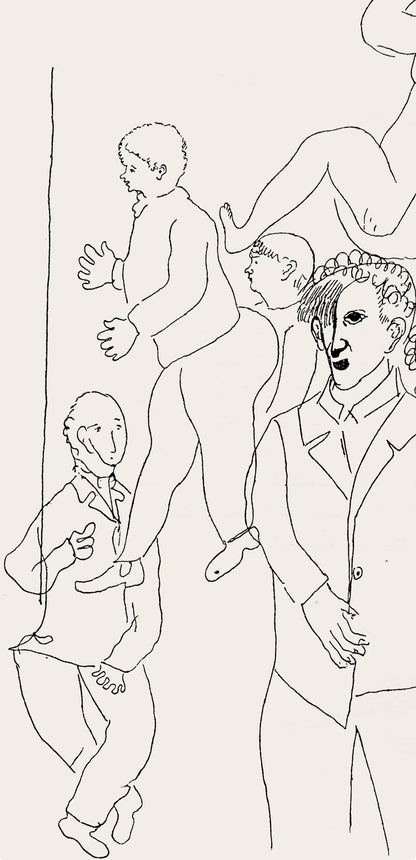 Marc Chagall, Composition, Suite Provinciale Avec 92 Dessins Indits De Marc Chagall, Lithograph