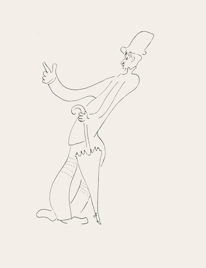 Marc Chagall, Composition, Suite Provinciale Avec 92 Dessins Indits De Marc Chagall, Lithograph