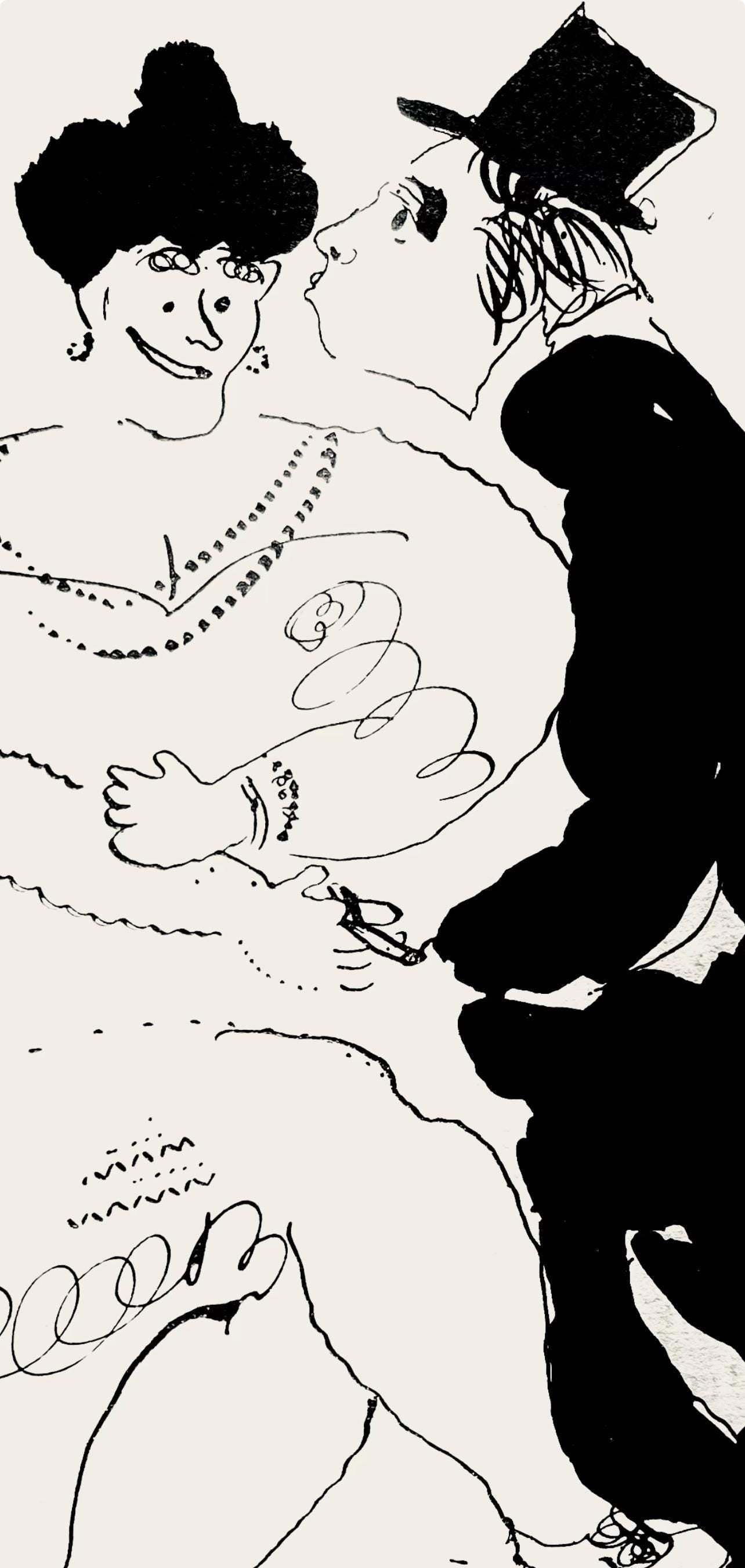 Marc Chagall, Composition, Suite Provinciale Avec 92 Dessins Indits De Marc Chagall, Lithograph