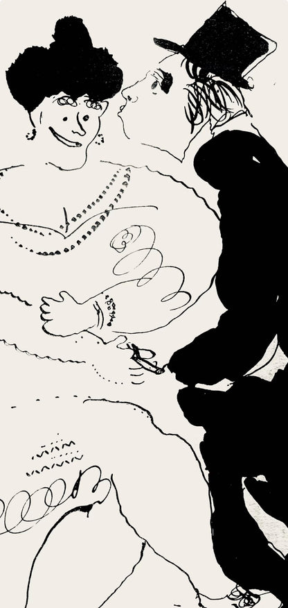 Marc Chagall, Composition, Suite Provinciale Avec 92 Dessins Indits De Marc Chagall, Lithograph