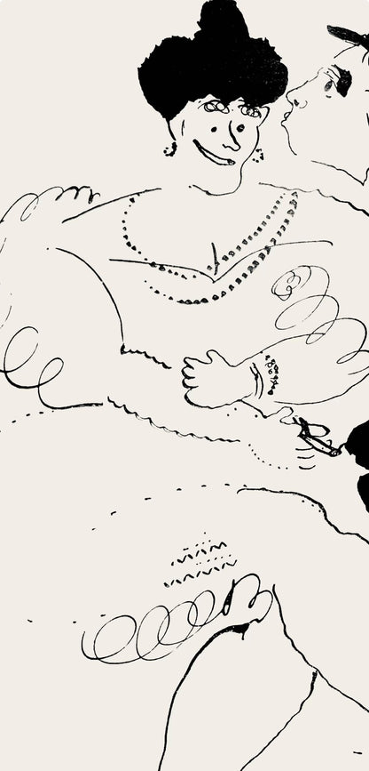 Marc Chagall, Composition, Suite Provinciale Avec 92 Dessins Indits De Marc Chagall, Lithograph