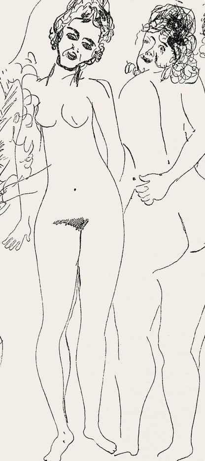 Marc Chagall, Composition, Suite Provinciale Avec 92 Dessins Indits De Marc Chagall, Lithograph