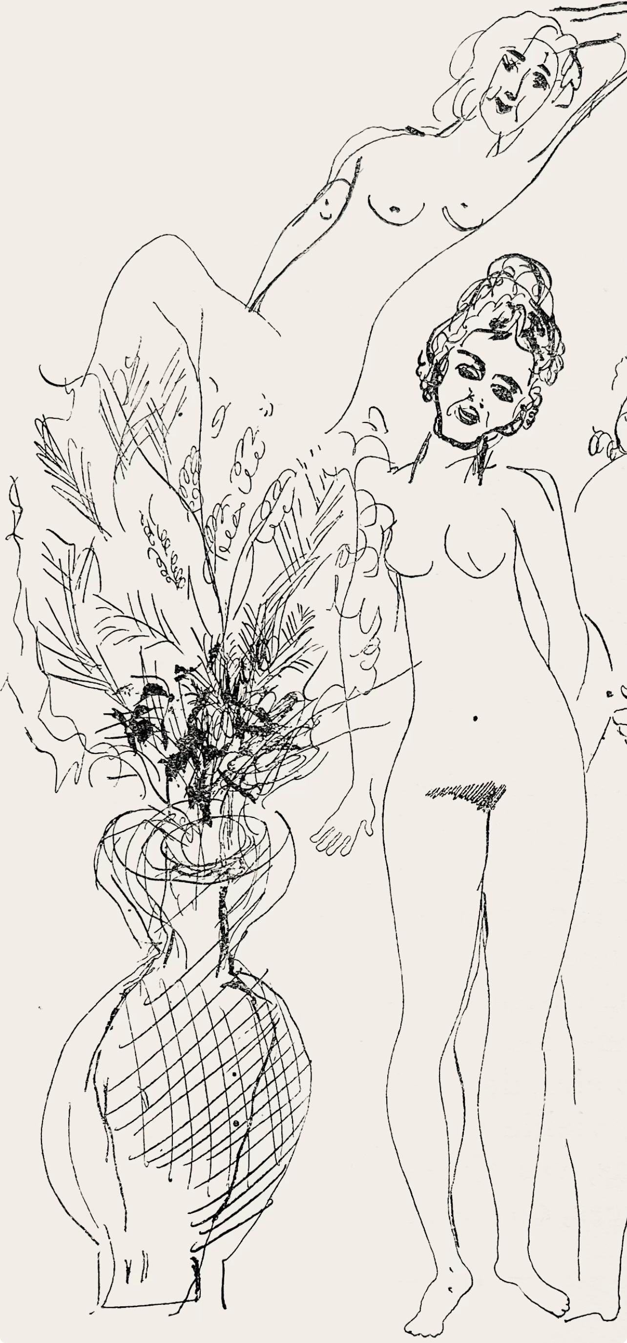 Marc Chagall, Composition, Suite Provinciale Avec 92 Dessins Indits De Marc Chagall, Lithograph