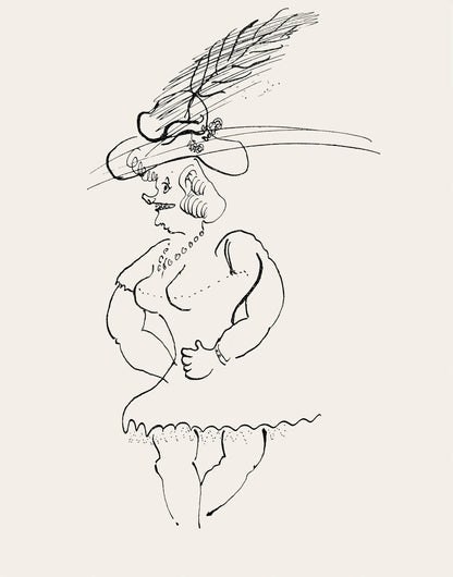 Marc Chagall, Composition, Suite Provinciale Avec 92 Dessins Indits De Marc Chagall, Lithograph