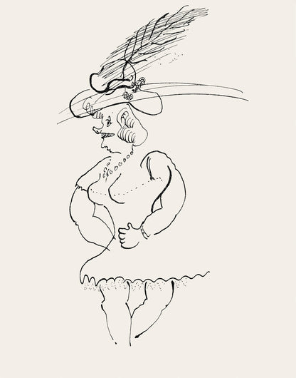 Marc Chagall, Composition, Suite Provinciale Avec 92 Dessins Indits De Marc Chagall, Lithograph