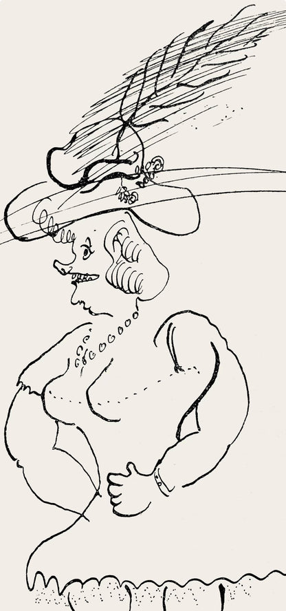 Marc Chagall, Composition, Suite Provinciale Avec 92 Dessins Indits De Marc Chagall, Lithograph