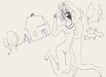 Marc Chagall, Composition, Suite Provinciale Avec 92 Dessins Indits De Marc Chagall, Lithograph