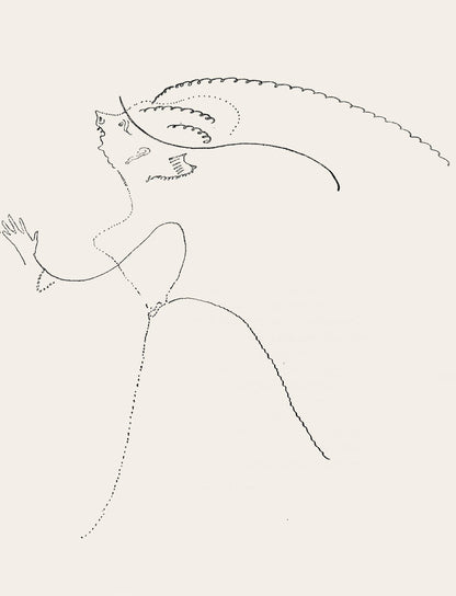 Marc Chagall, Composition, Suite Provinciale Avec 92 Dessins Indits De Marc Chagall, Lithograph