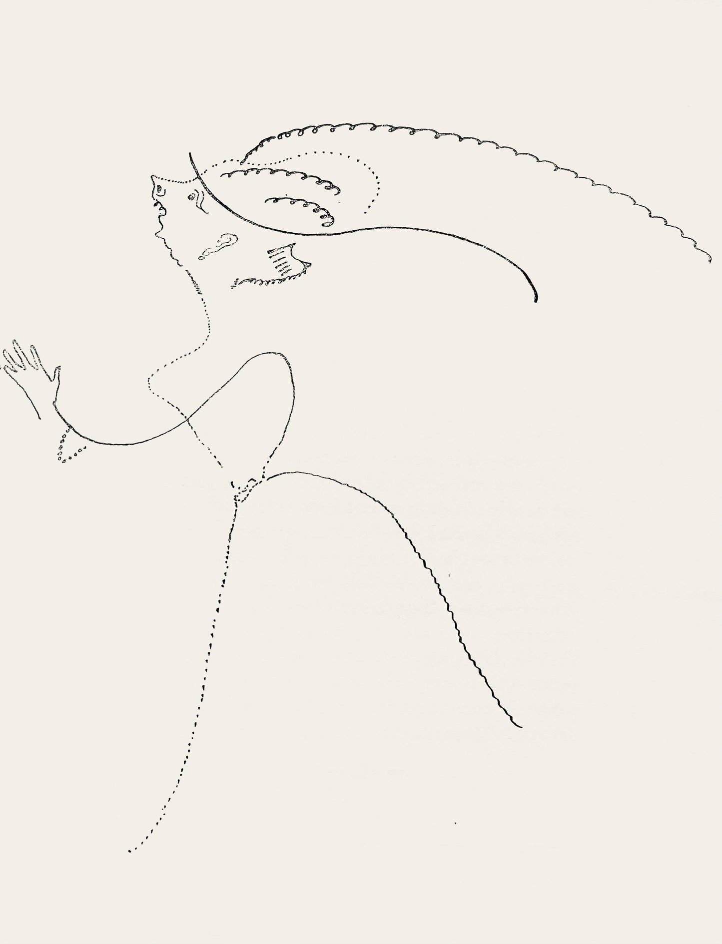 Marc Chagall, Composition, Suite Provinciale Avec 92 Dessins Indits De Marc Chagall, Lithograph