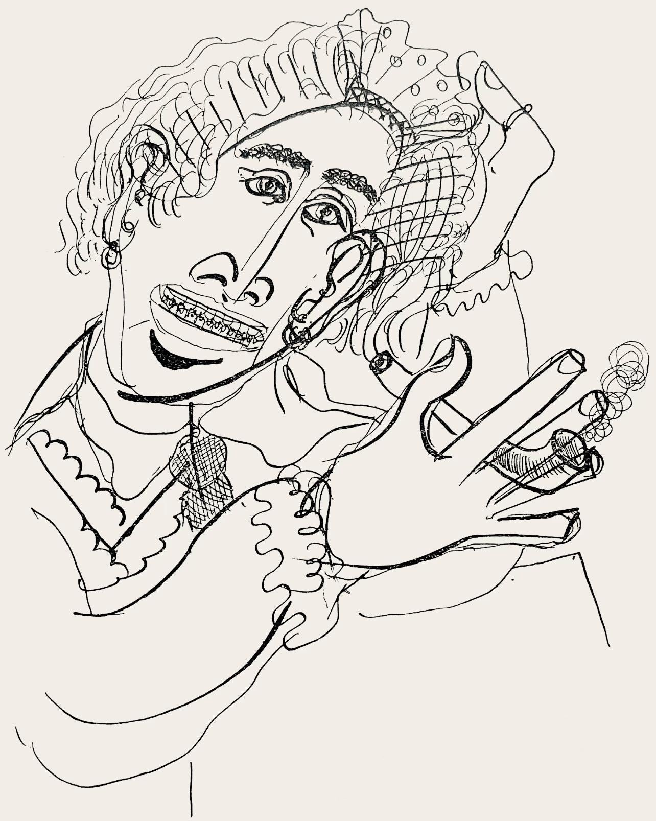 Marc Chagall, Composition, Suite Provinciale Avec 92 Dessins Indits De Marc Chagall, Lithograph