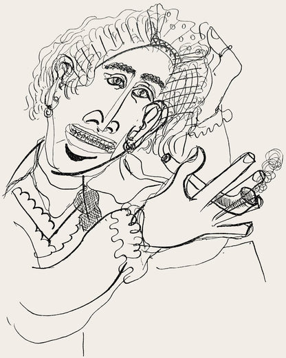 Marc Chagall, Composition, Suite Provinciale Avec 92 Dessins Indits De Marc Chagall, Lithograph