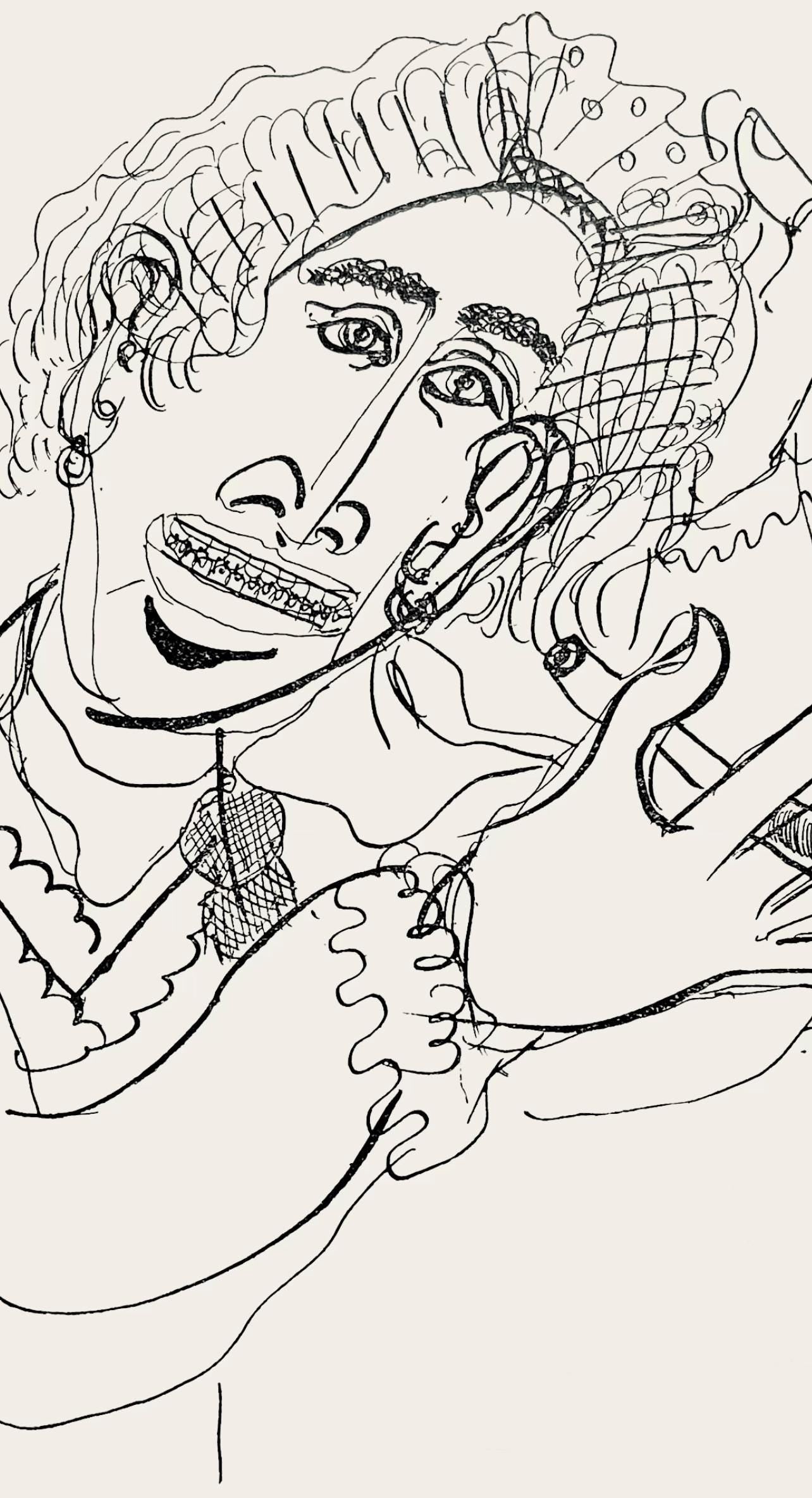 Marc Chagall, Composition, Suite Provinciale Avec 92 Dessins Indits De Marc Chagall, Lithograph