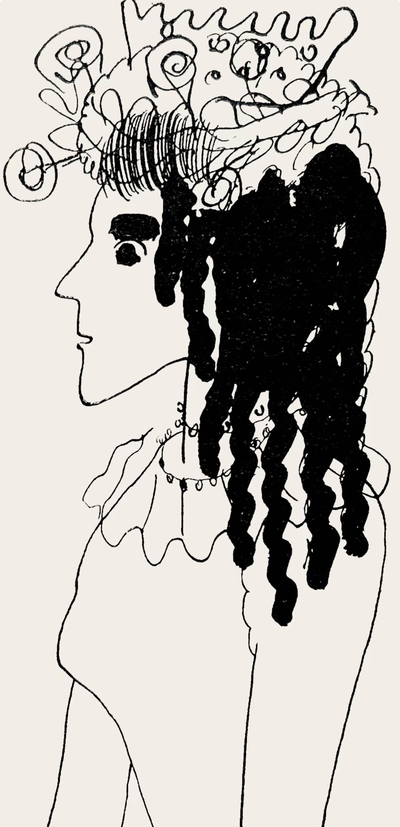 Marc Chagall, Composition, Suite Provinciale Avec 92 Dessins Indits De Marc Chagall, Lithograph