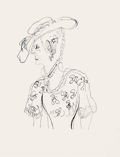 Marc Chagall, Composition, Suite Provinciale Avec 92 Dessins Indits De Marc Chagall, Lithograph