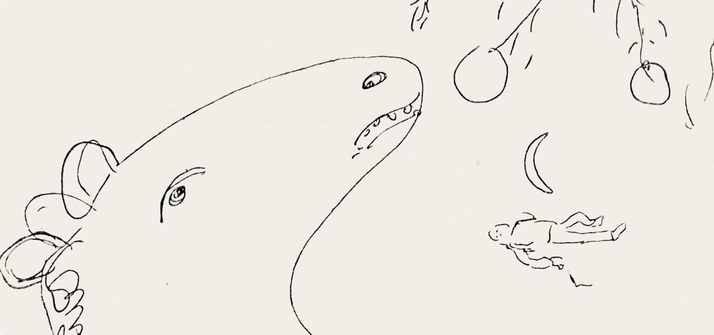 Marc Chagall, Composition, Suite Provinciale Avec 92 Dessins Indits De Marc Chagall, Lithograph