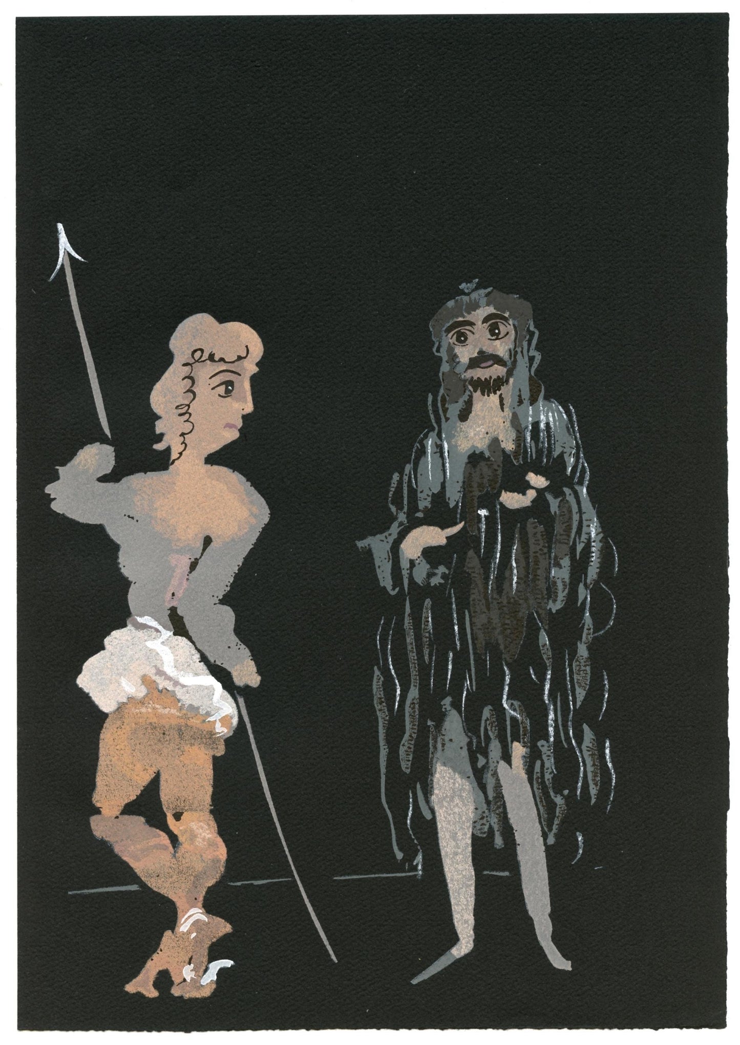 Andr Derain, Composition, Salom, Lithograph