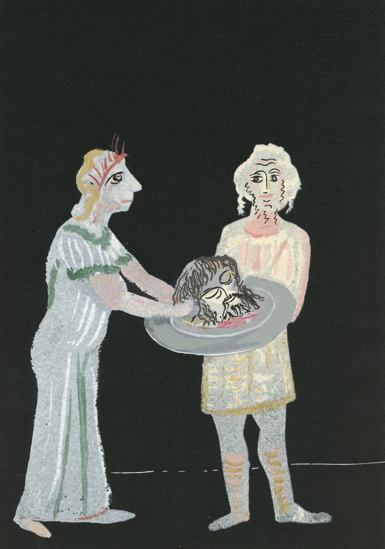 Andr Derain, Composition, Salom, Lithograph