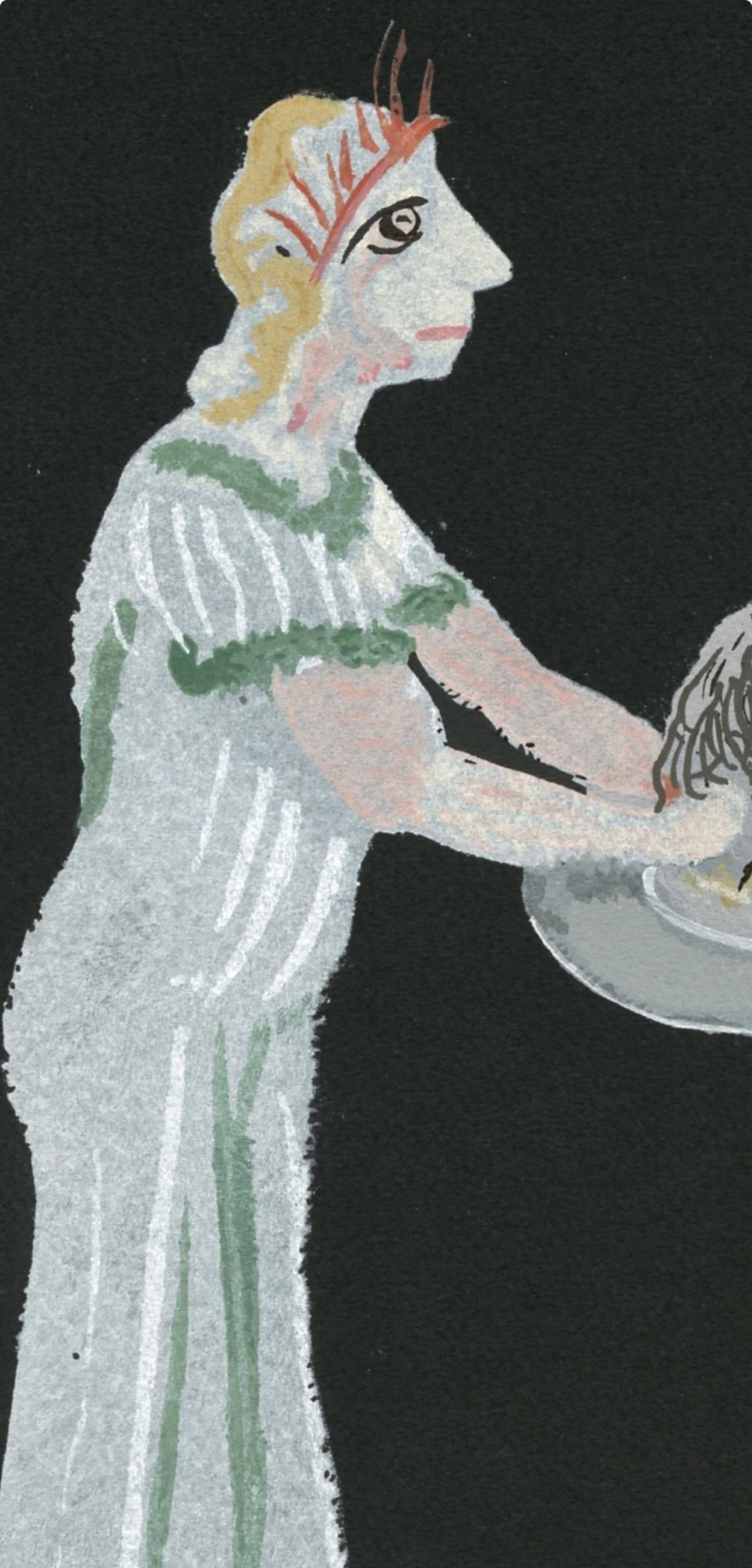 Andr Derain, Composition, Salom, Lithograph