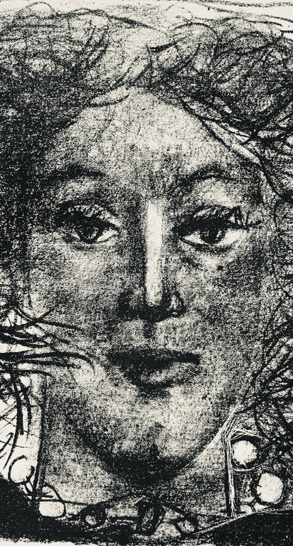 Andr Marchand, Composition, Pierre Feu Provence Noire, Lithograph