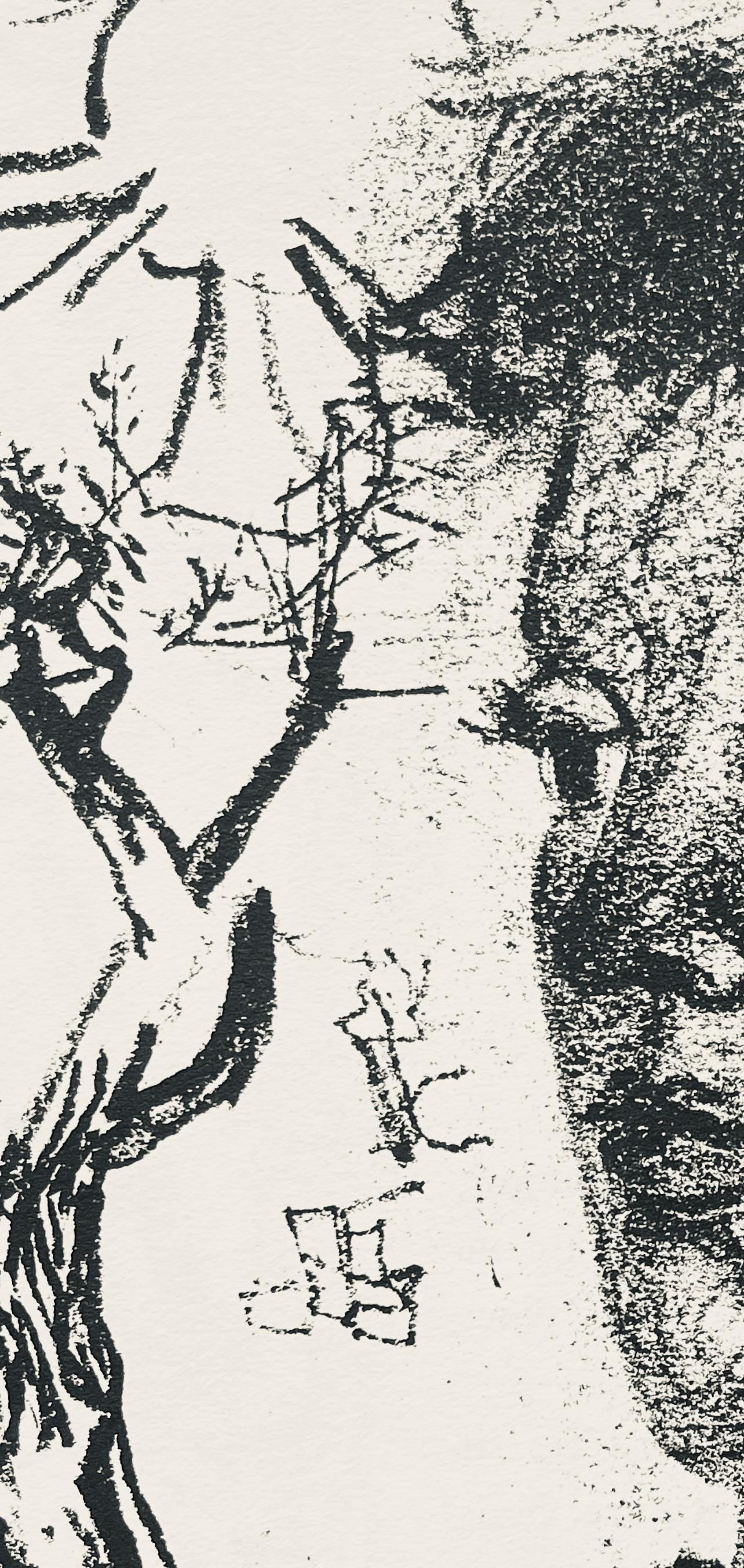 Andr Marchand, Composition, Pierre Feu Provence Noire, Lithograph