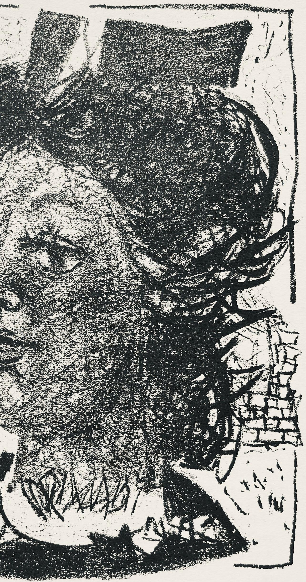 Andr Marchand, Composition, Pierre Feu Provence Noire, Lithograph