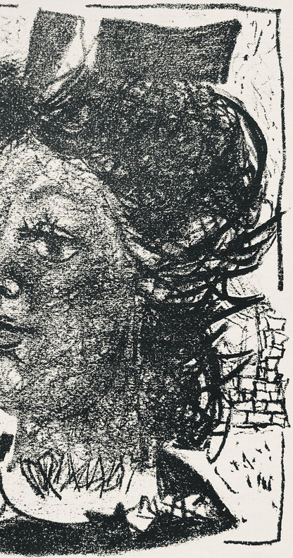 Andr Marchand, Composition, Pierre Feu Provence Noire, Lithograph