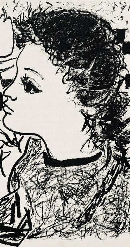 Andr Marchand, Composition, Pierre Feu Provence Noire, Lithograph