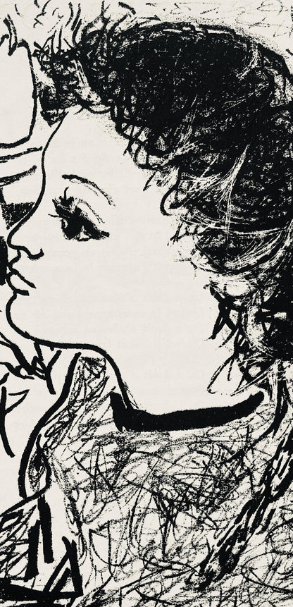 Andr Marchand, Composition, Pierre Feu Provence Noire, Lithograph