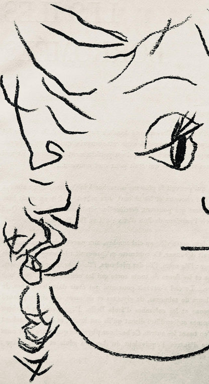 Andr Marchand, Composition, Pierre Feu Provence Noire, Lithograph