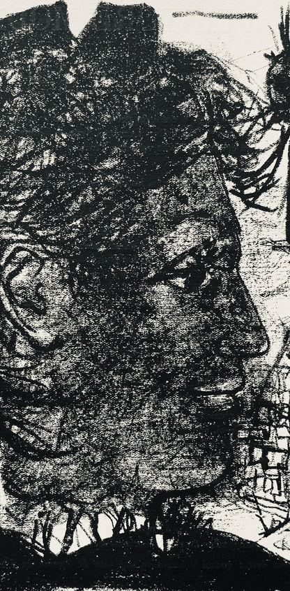 Andr Marchand, Composition, Pierre Feu Provence Noire, Lithograph