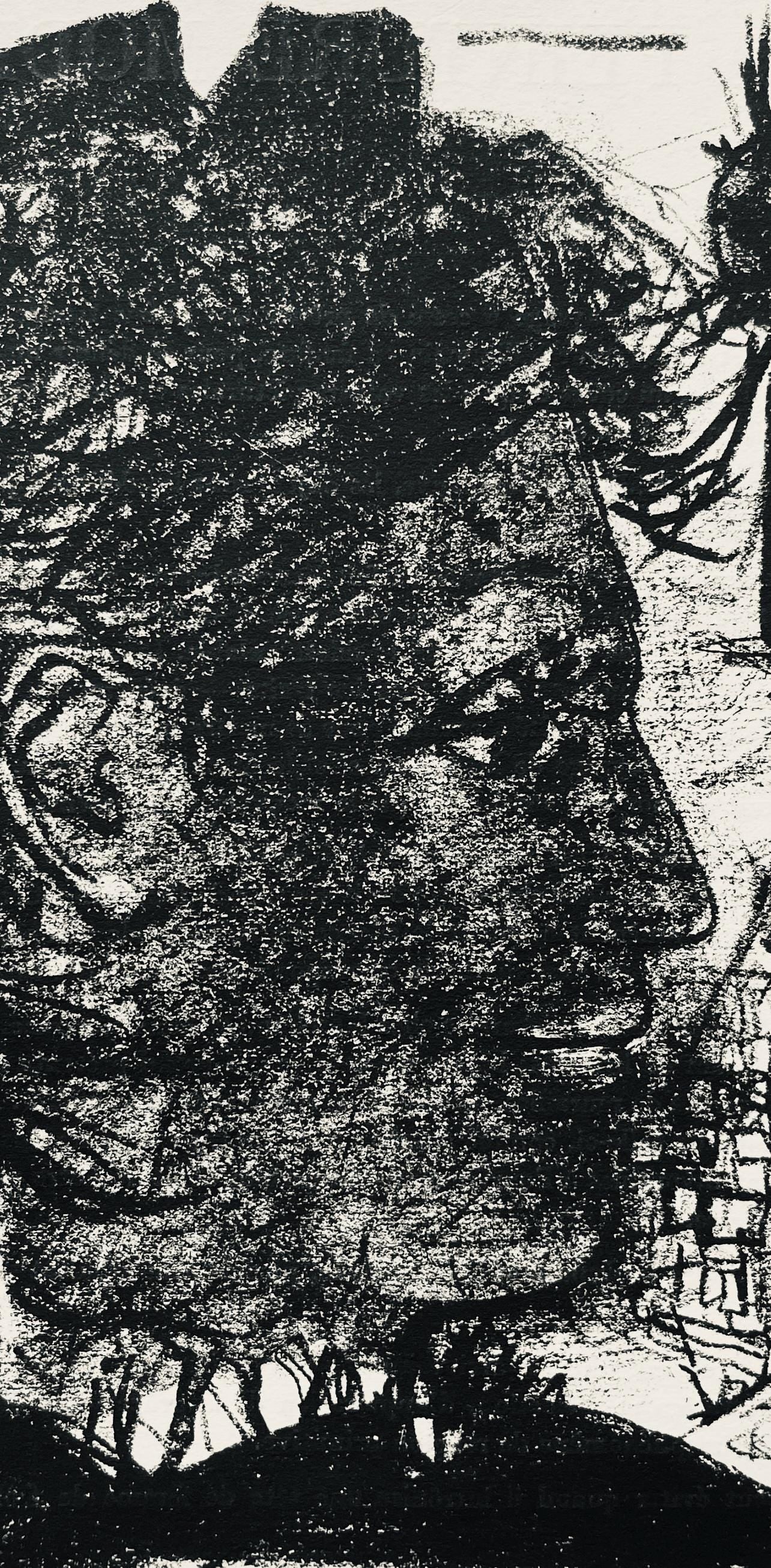 Andr Marchand, Composition, Pierre Feu Provence Noire, Lithograph