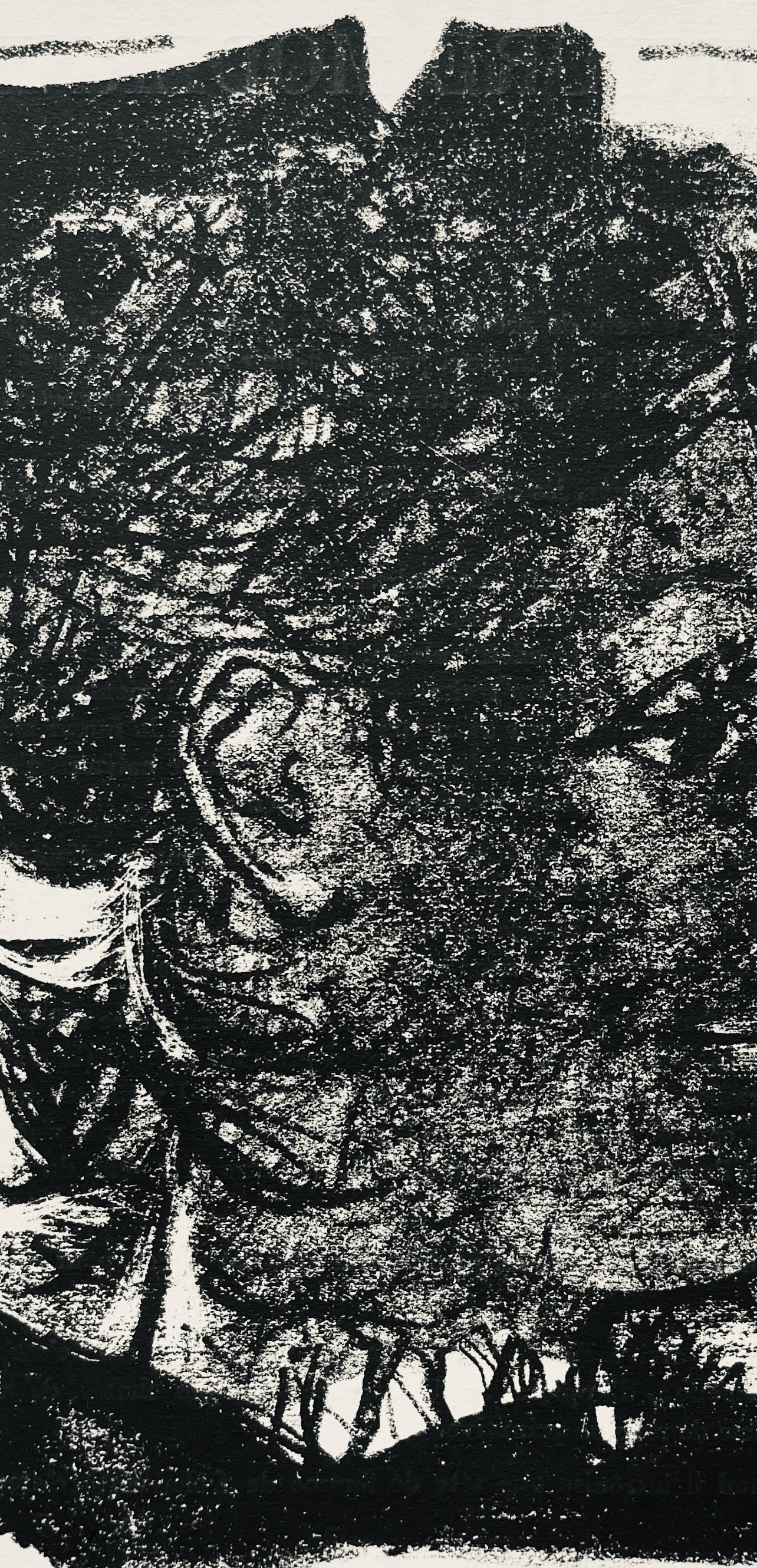 Andr Marchand, Composition, Pierre Feu Provence Noire, Lithograph