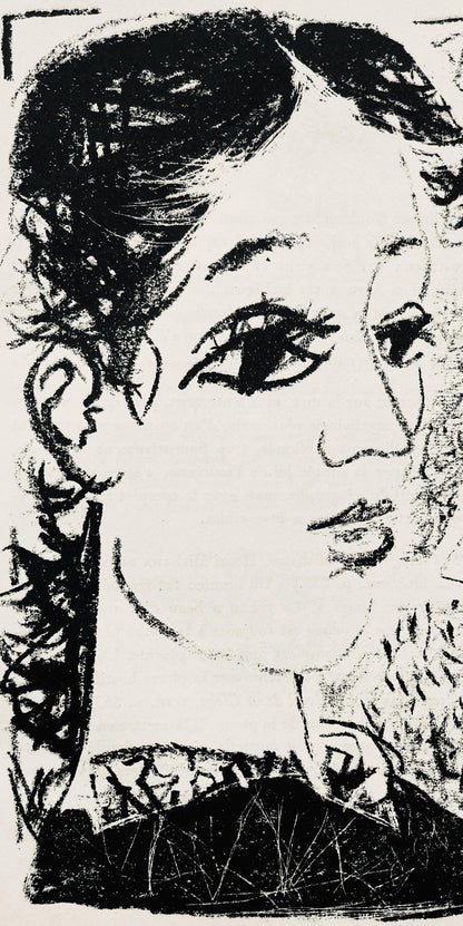 Andr Marchand, Composition, Pierre Feu Provence Noire, Lithograph