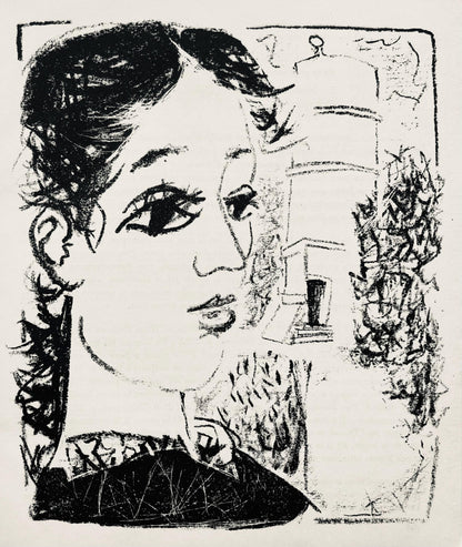 Andr Marchand, Composition, Pierre Feu Provence Noire, Lithograph