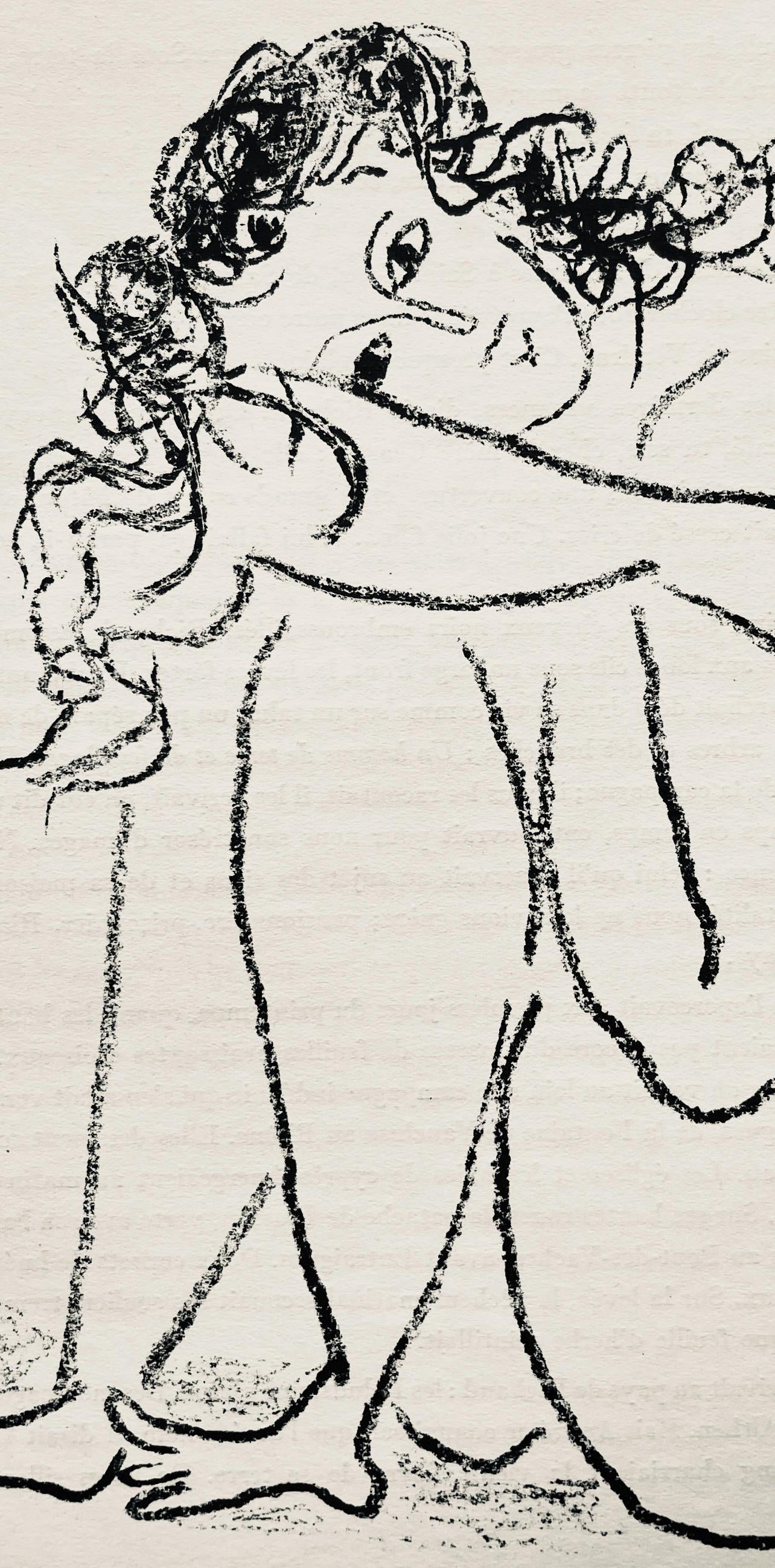 Andr Marchand, Composition, Pierre Feu Provence Noire, Lithograph