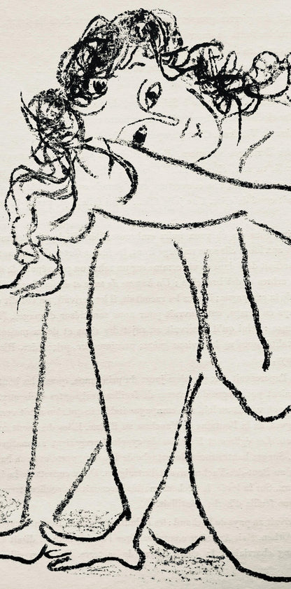 Andr Marchand, Composition, Pierre Feu Provence Noire, Lithograph