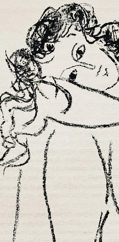 Andr Marchand, Composition, Pierre Feu Provence Noire, Lithograph