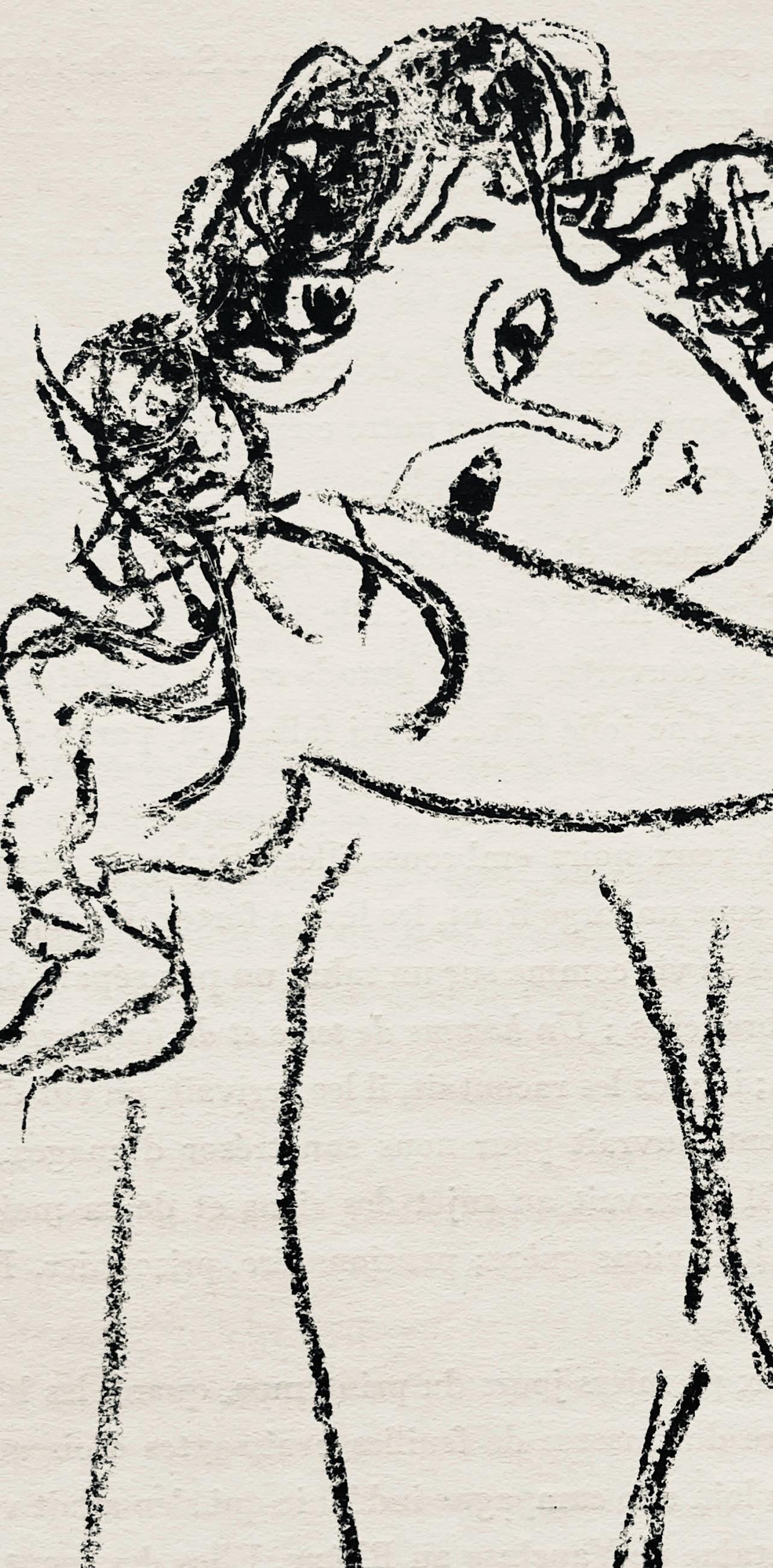 Andr Marchand, Composition, Pierre Feu Provence Noire, Lithograph