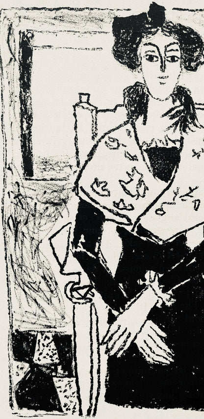 Andr Marchand, Composition, Pierre Feu Provence Noire, Lithograph