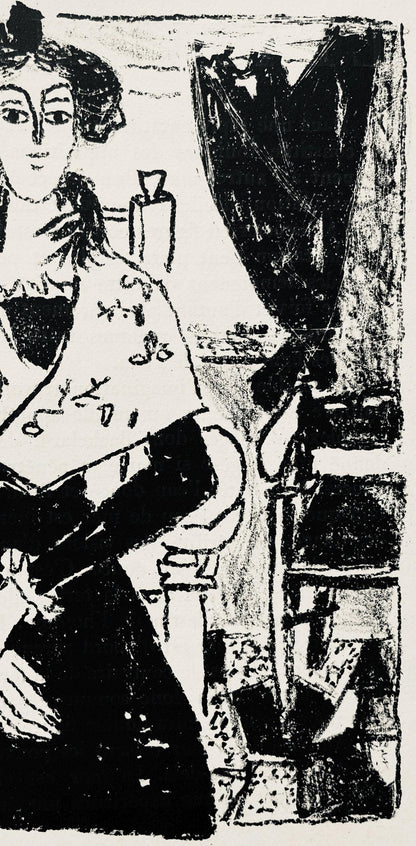 Andr Marchand, Composition, Pierre Feu Provence Noire, Lithograph