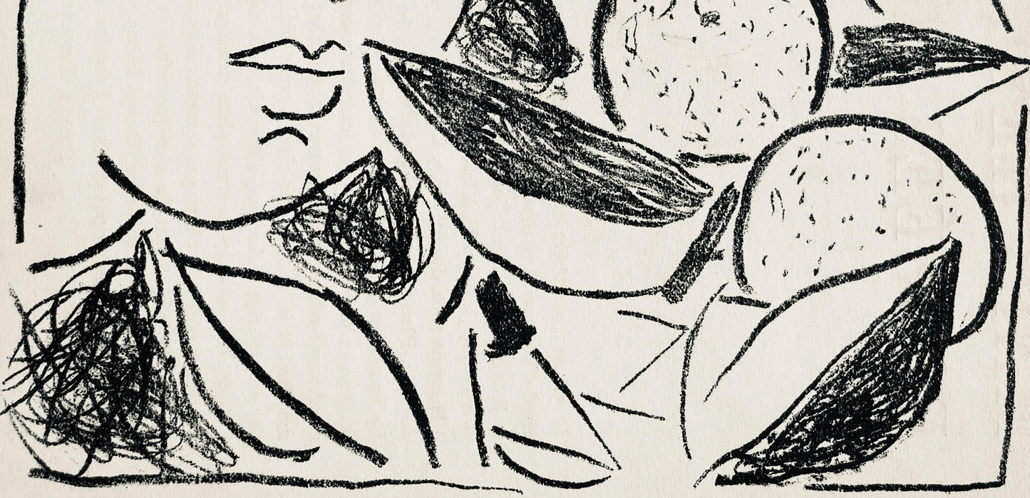 Andr Marchand, Composition, Pierre Feu Provence Noire, Lithograph