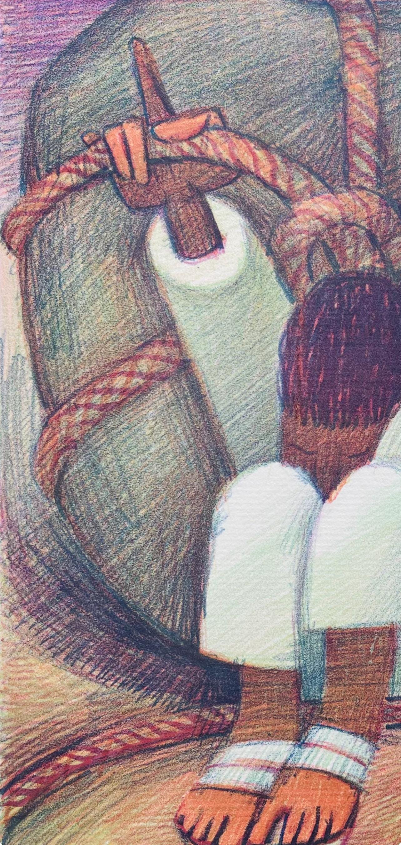 Lithograph - Jean Charlot - Composition