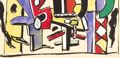 Fernand Lger, Composition, Douze Contemporains, Lithograph